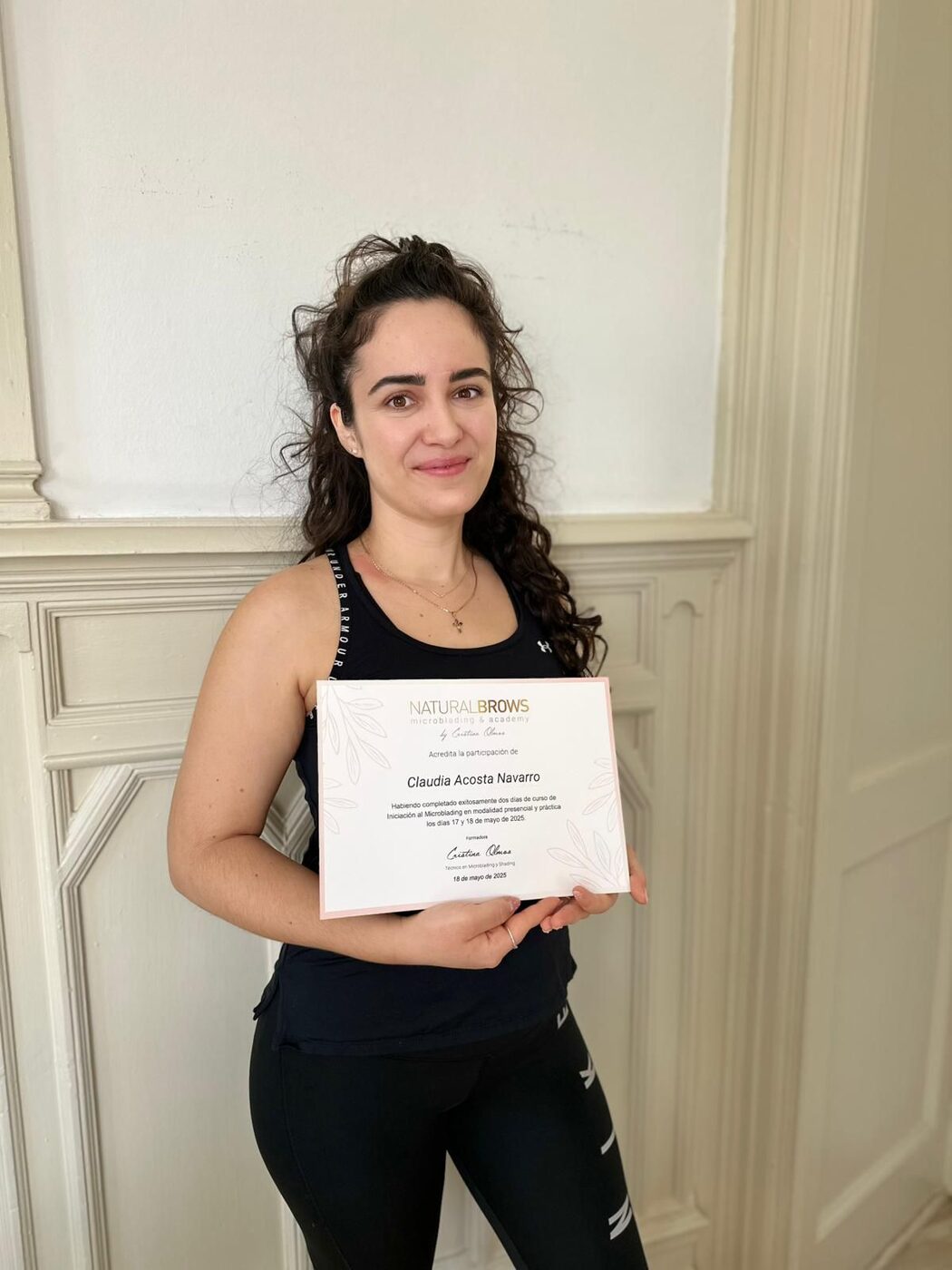 Microblading certification by Natural Brows